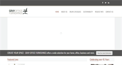 Desktop Screenshot of grayofficefurnishings.com