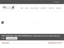 Tablet Screenshot of grayofficefurnishings.com